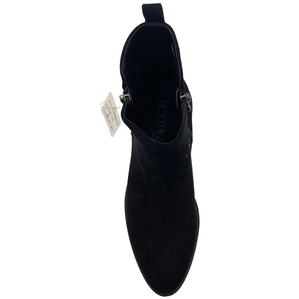Corkys Boutique Women's Neal Zip Ankle Boot Black Suede - Medium - Picture 2 of 3
